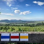Egy Présház Tágas Tetőtere Mesés Kilátással Nyaraló Hegymagas